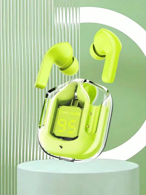 Air 31 Earbuds Wireless Crystal Transparent, with cover